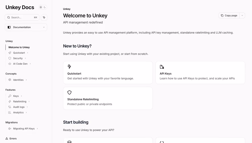 Unkey Documentation