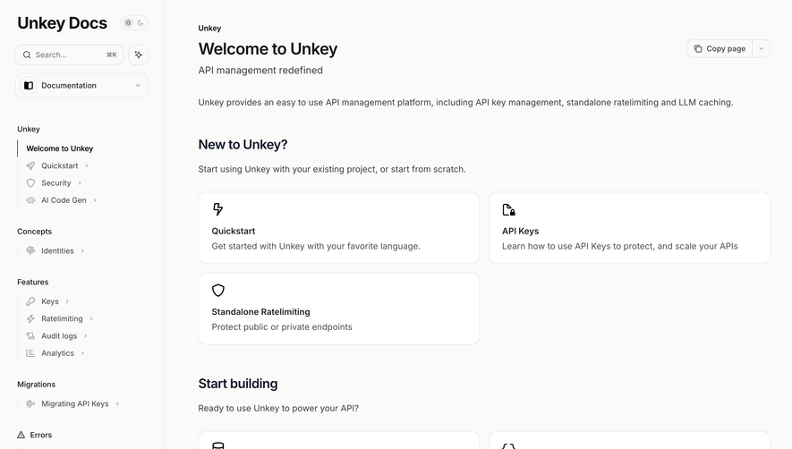 Unkey Documentation