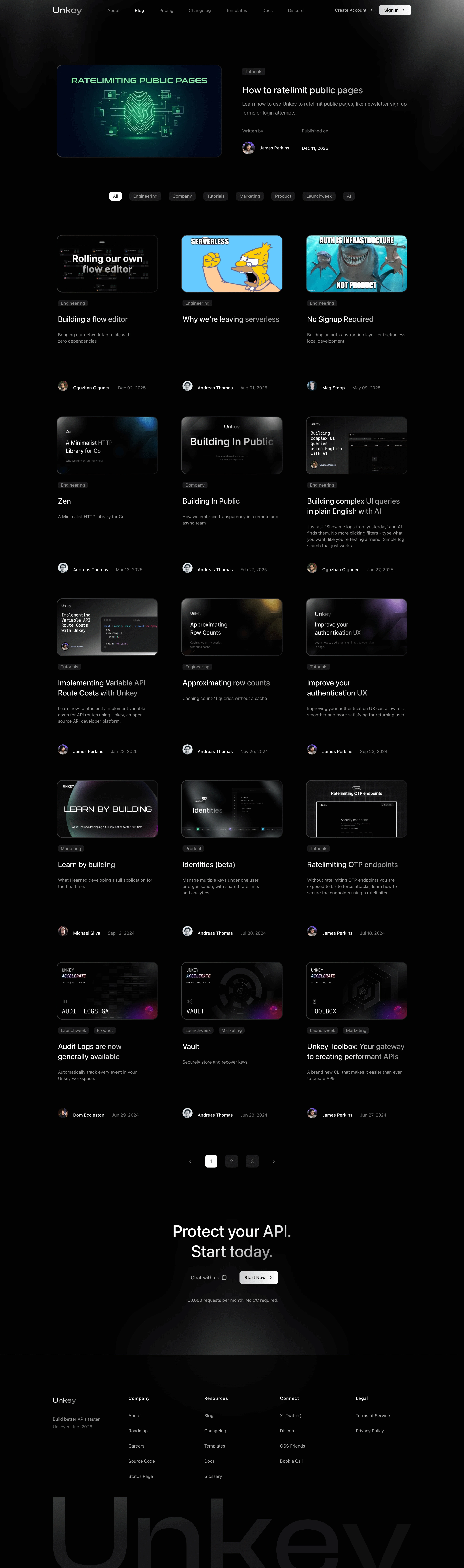 Unkey Blog Feed