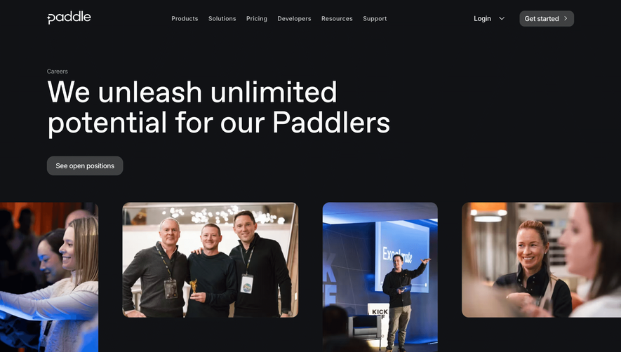 Paddle Careers Page