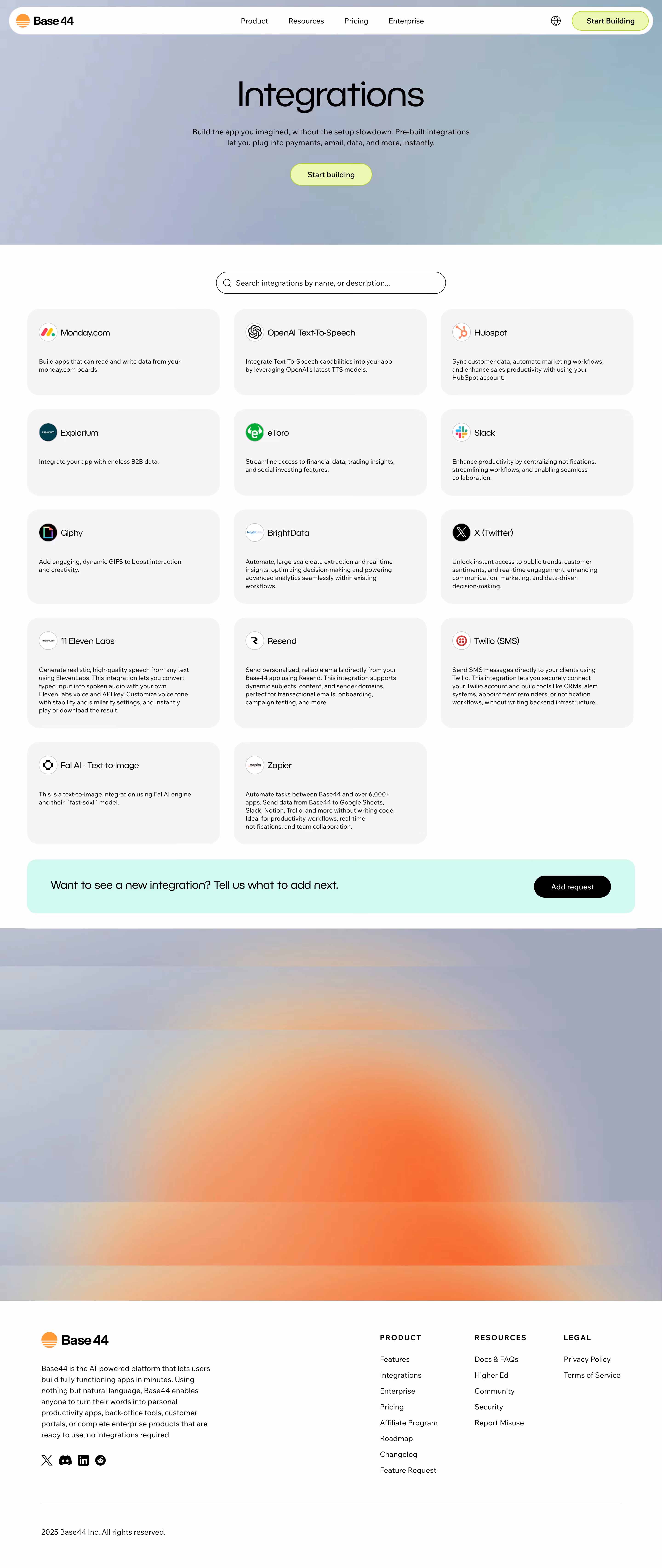 Base44 Integrations Library