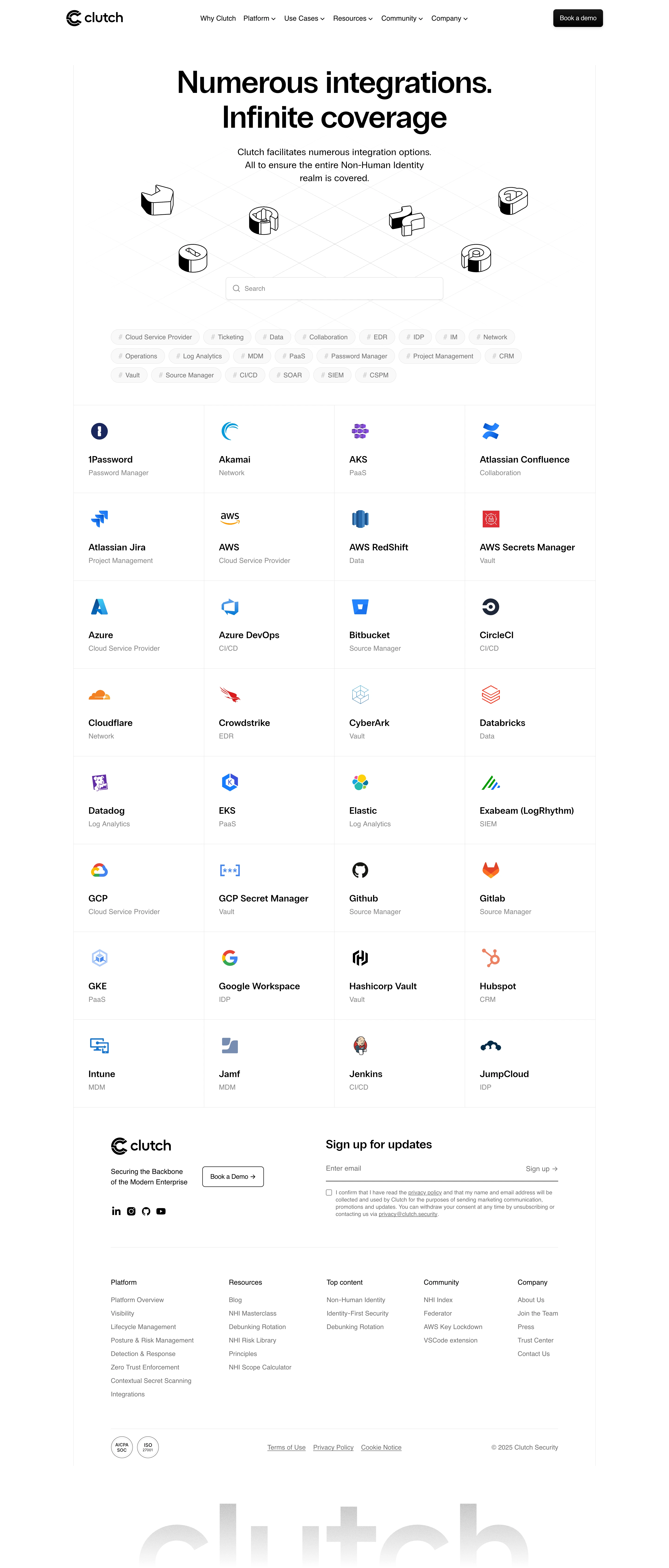 Clutch Integrations Library