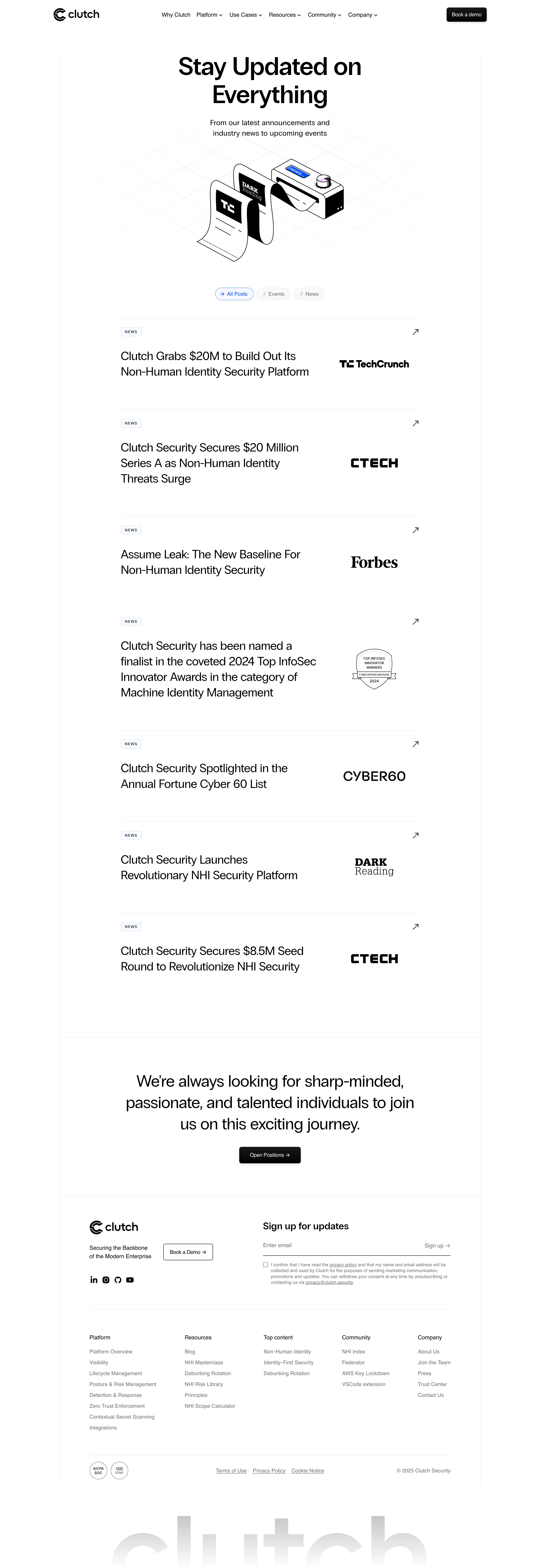 Clutch Press Page