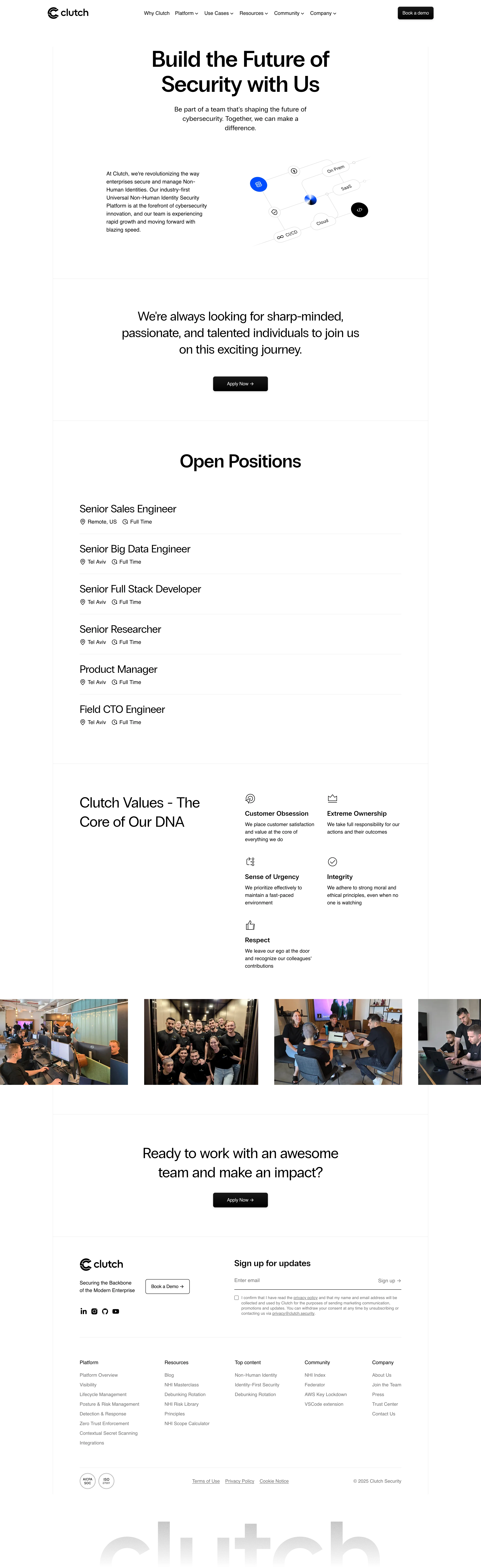 Clutch Careers Page