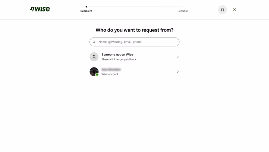 Wise Request Money