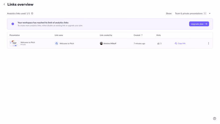 Pitch Analytics Links Overview