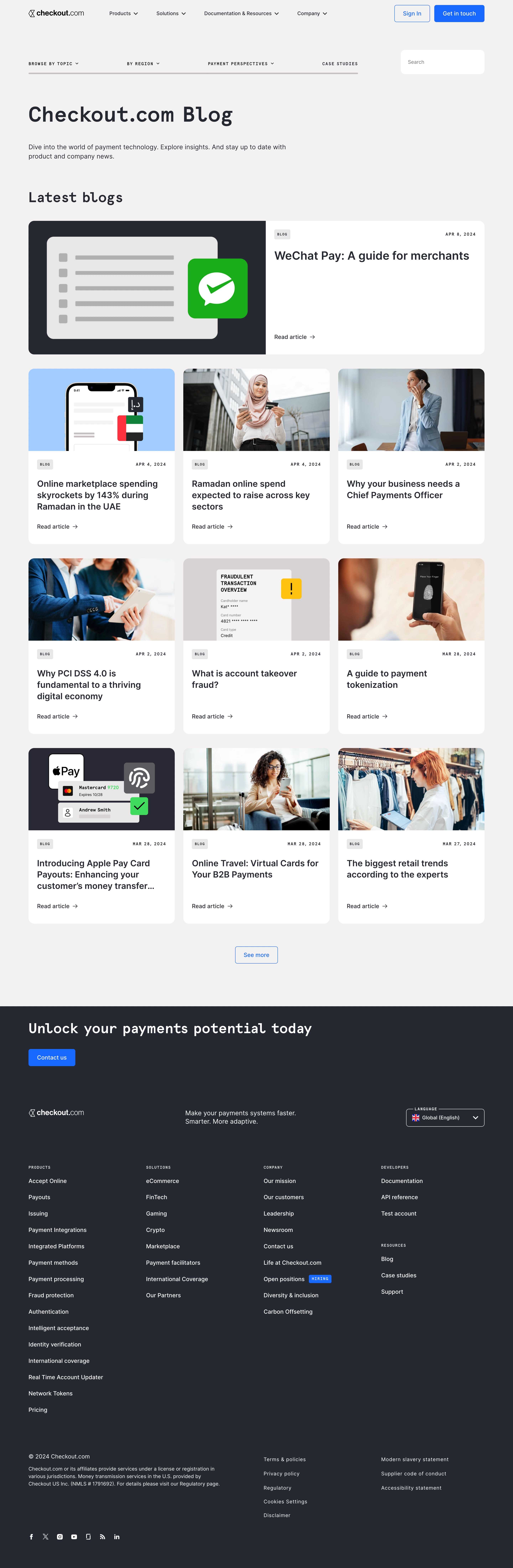 Checkout.com Blog Feed