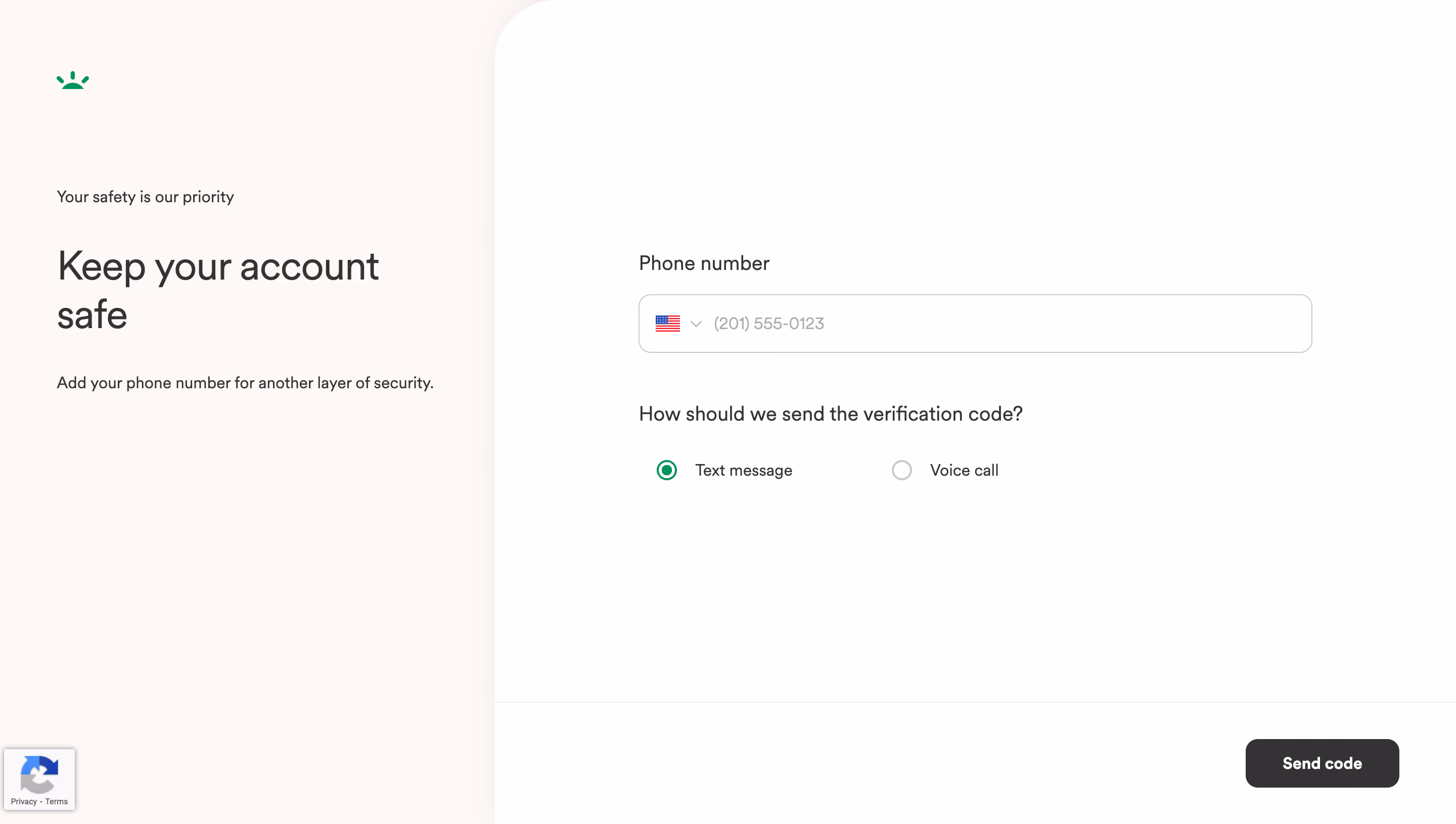 GoFundMe Multi-Factor Authentication Setup