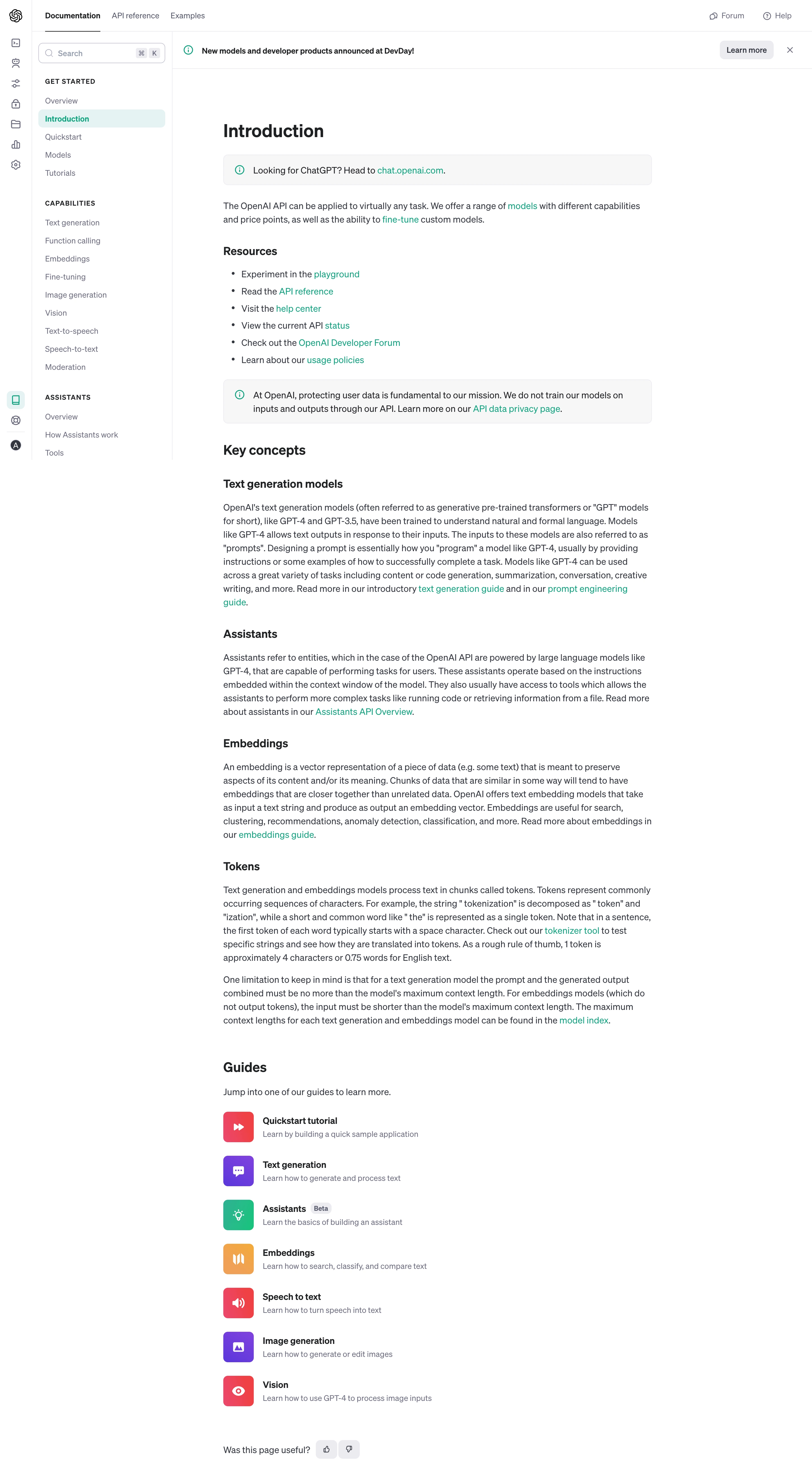 OpenAI Documentation