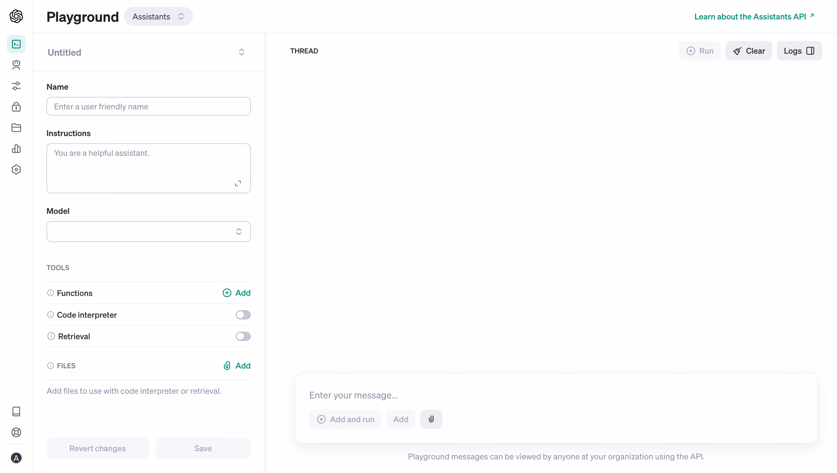 OpenAI Create An Assistant