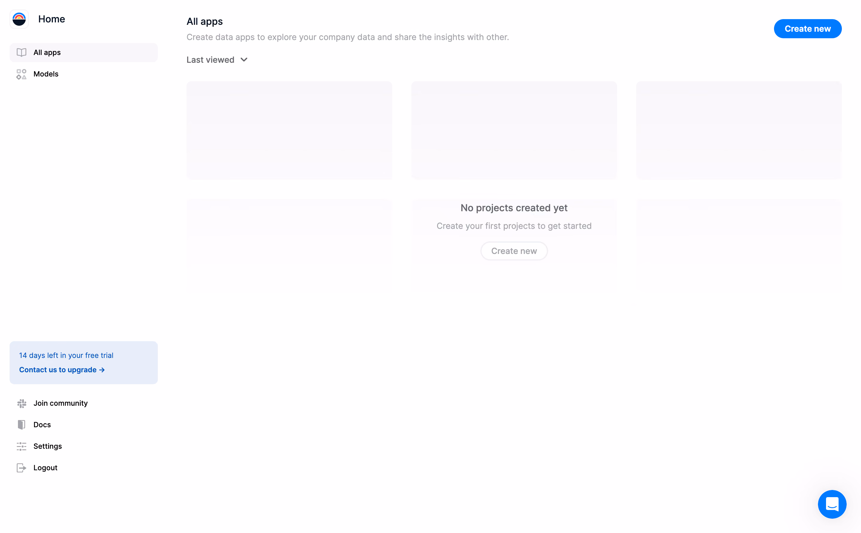 Latitude Empty Dashboard