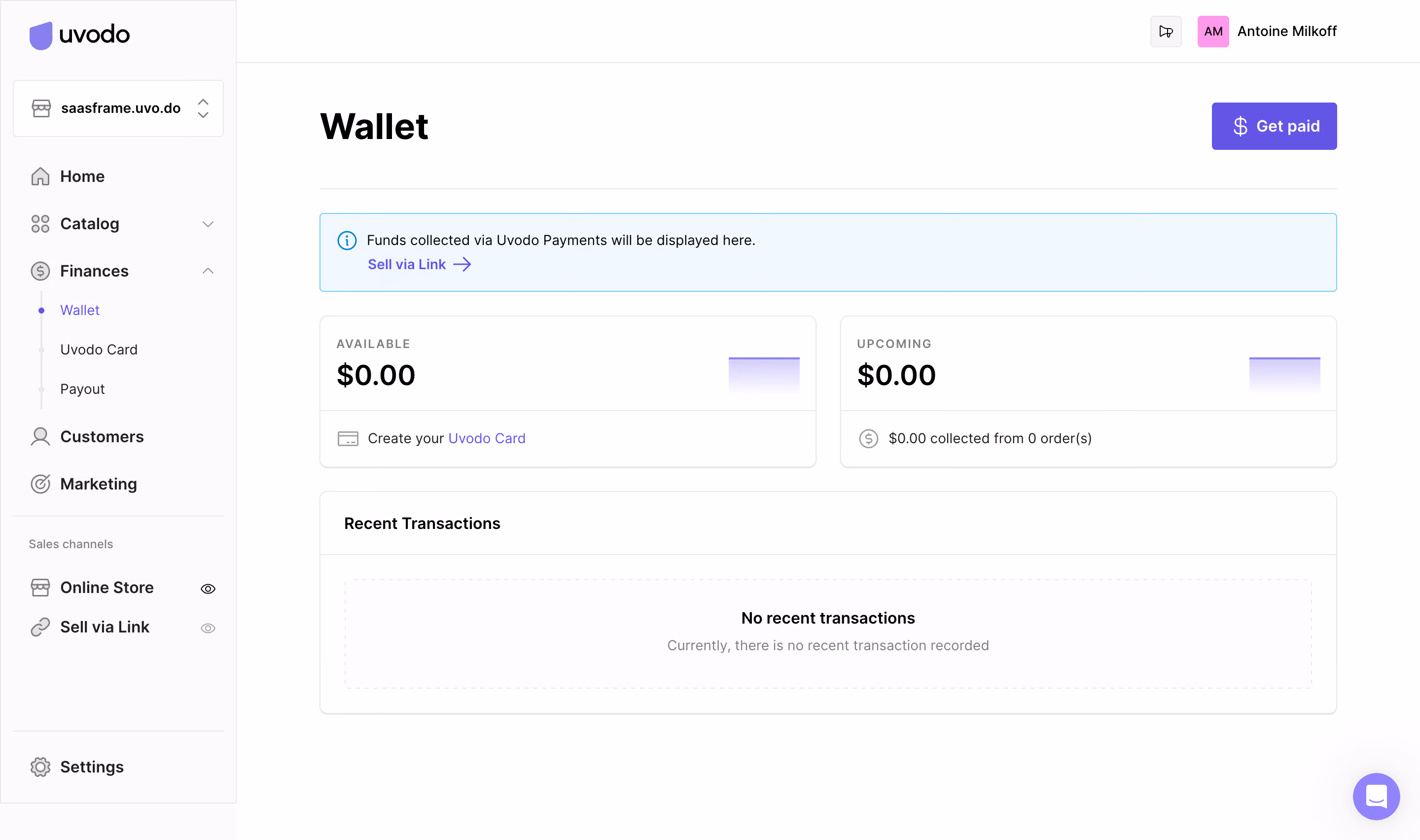 Uvodo Uvodo Dashboard