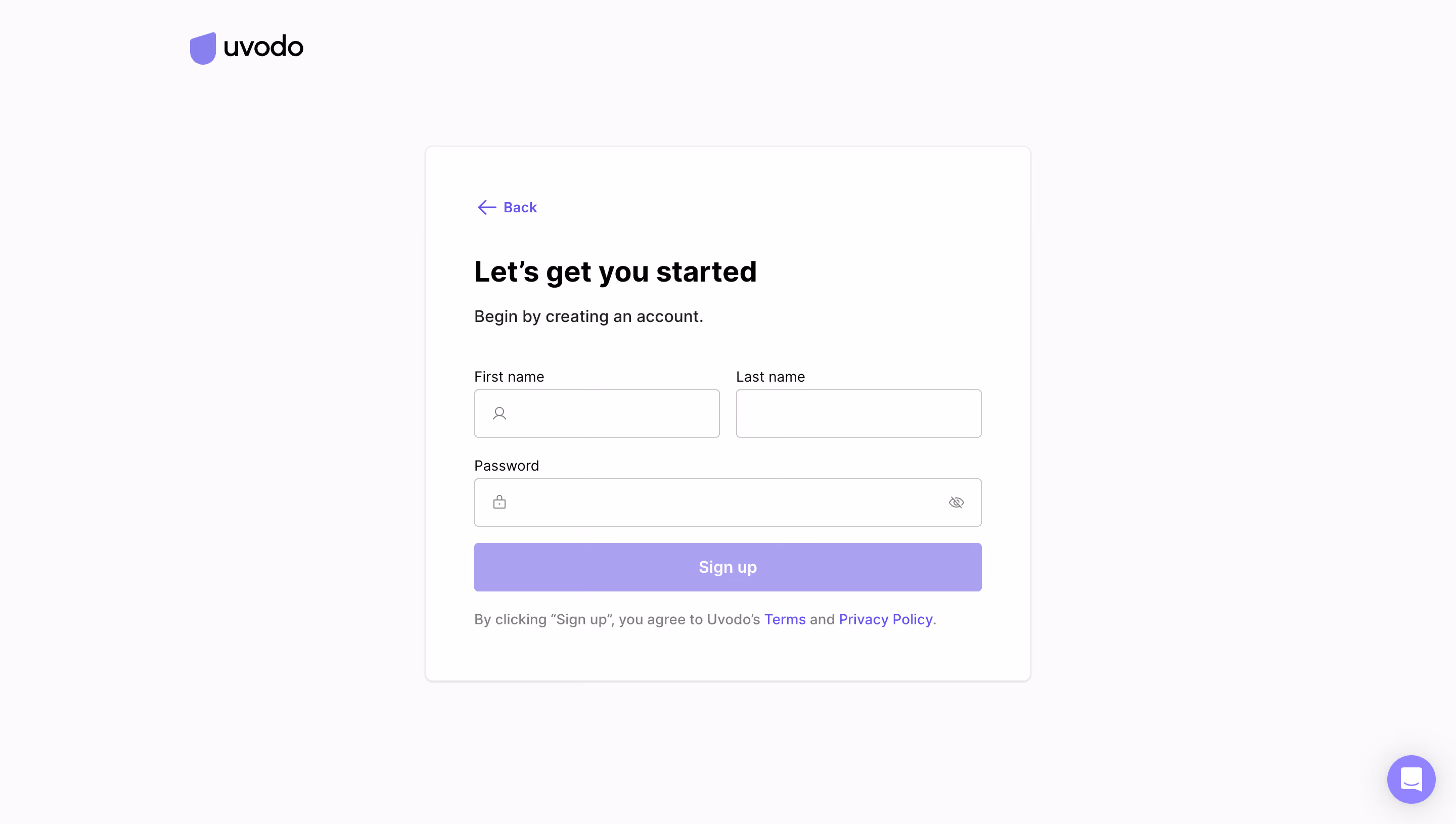 Uvodo Uvodo Signup