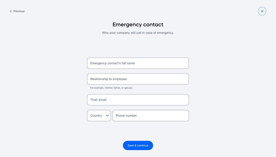 Remote Employee Profile Setup