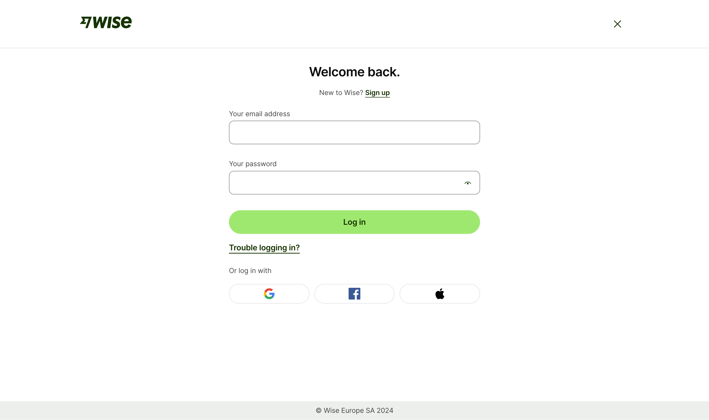 Wise Login