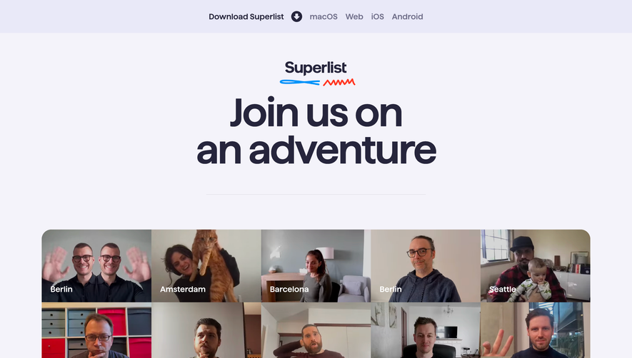 Superlist Careers Page