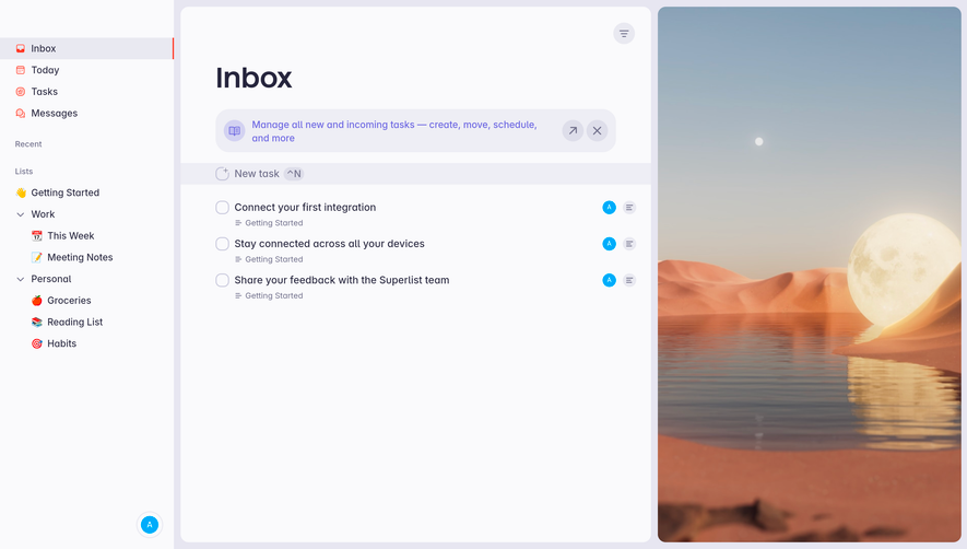 Superlist Inbox