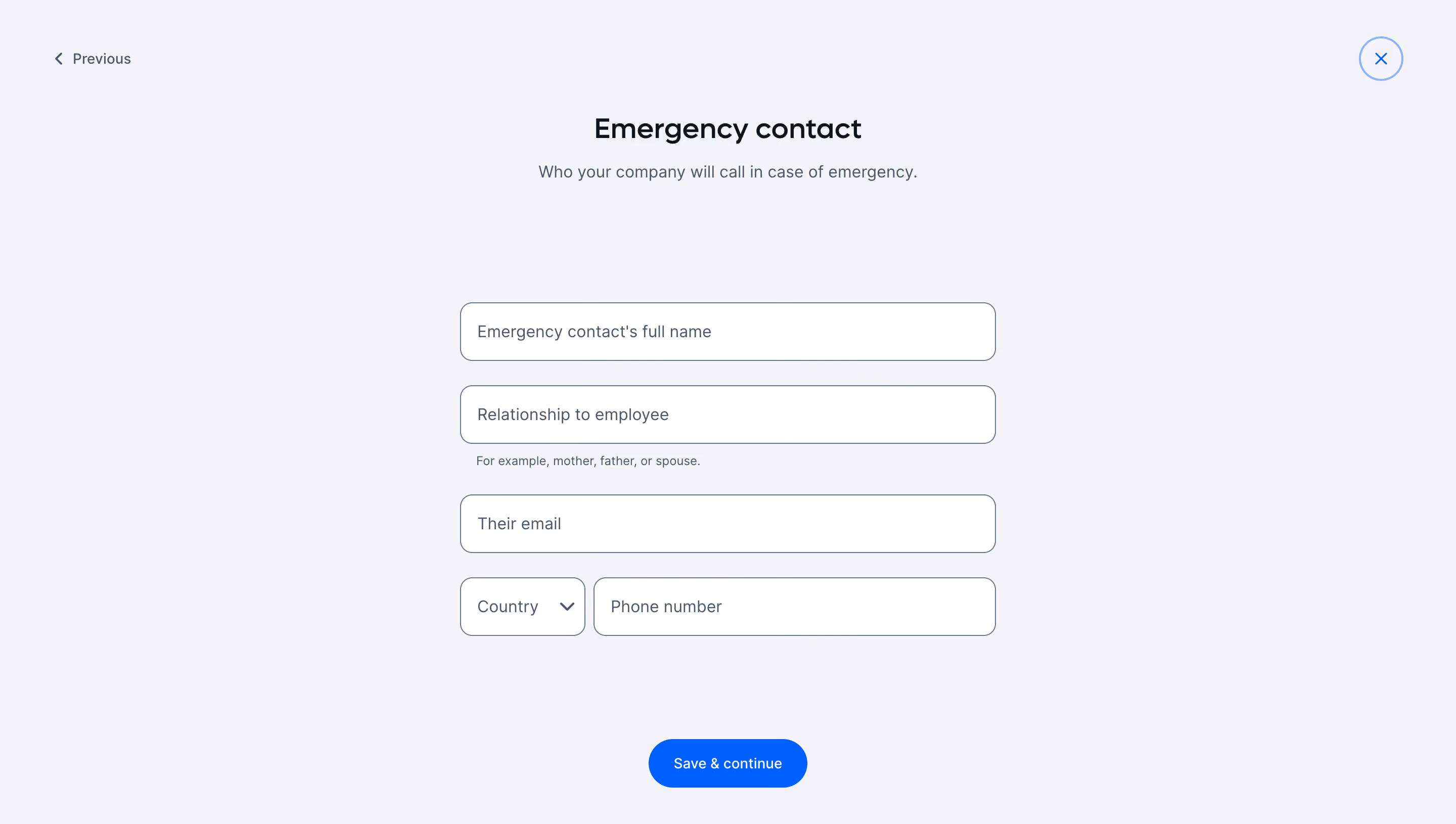 Remote Employee Profile Setup