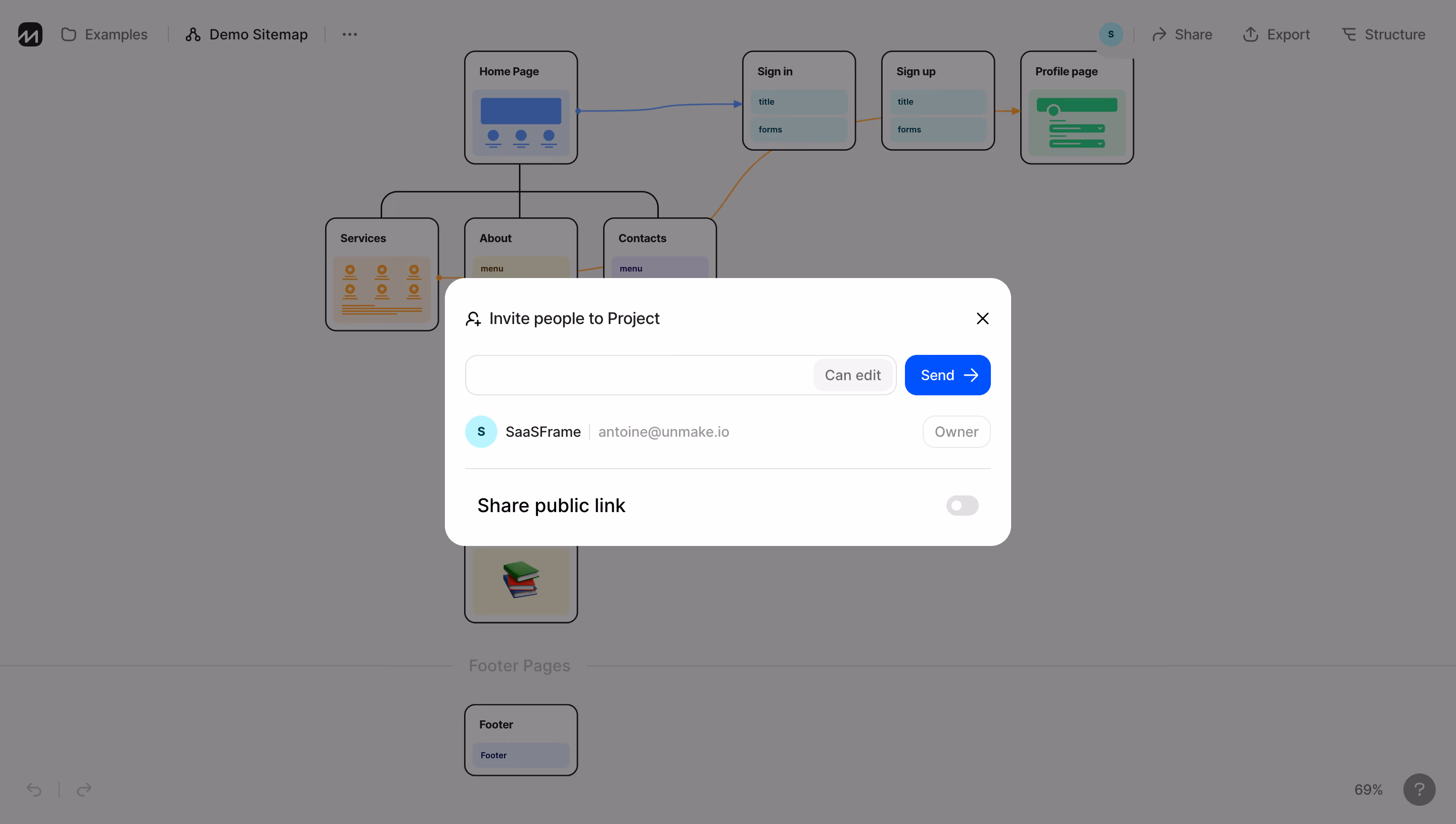 FlowMapp Invite Team Members