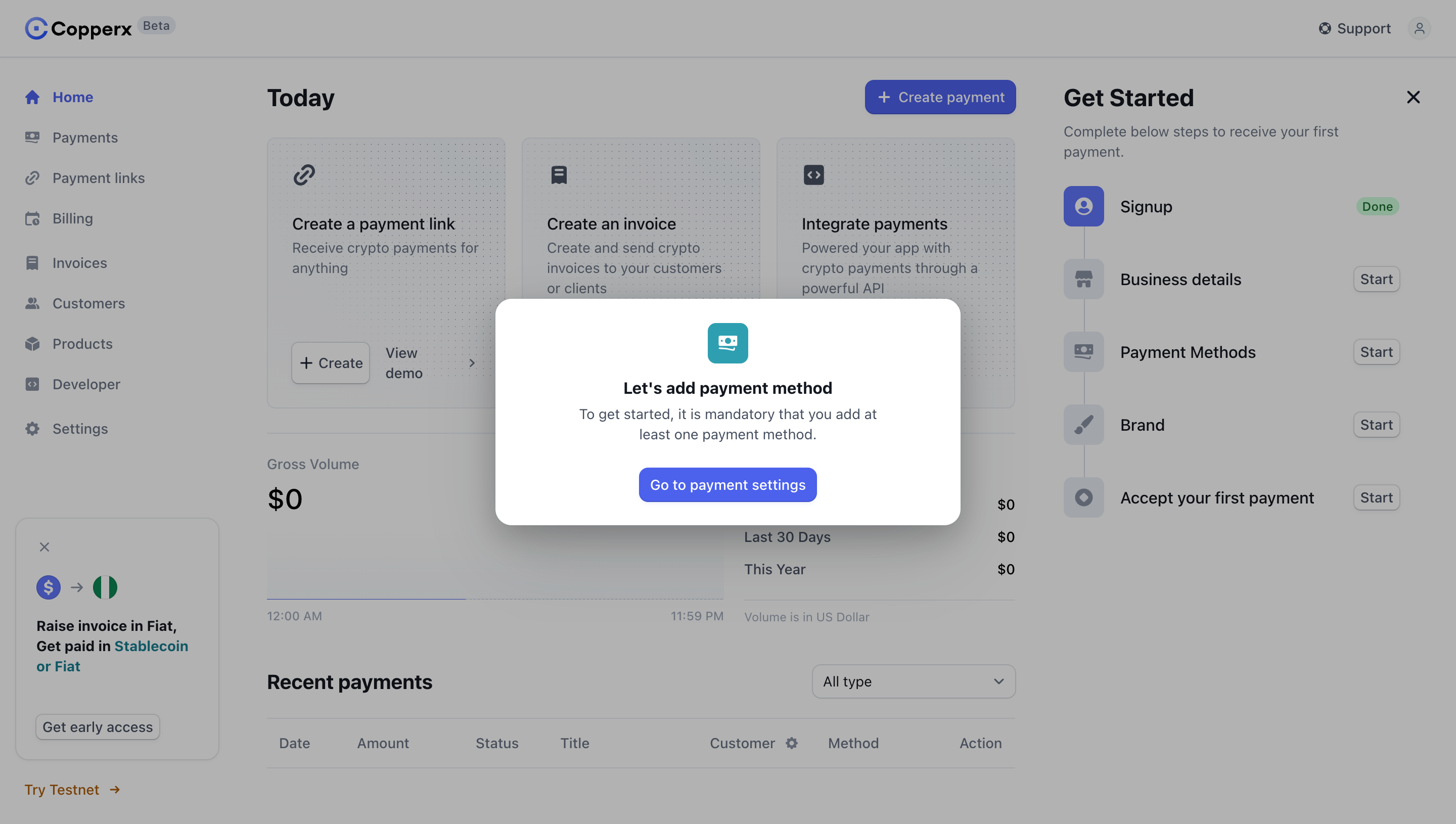 Copperx User Onboarding