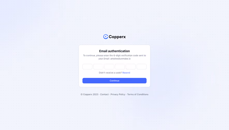 Copperx Verification