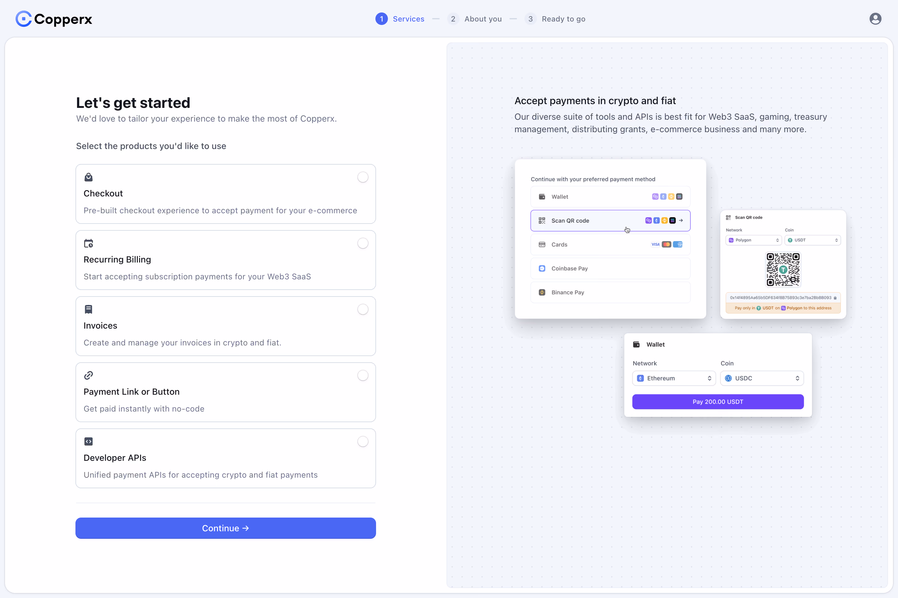 Copperx Account Setup