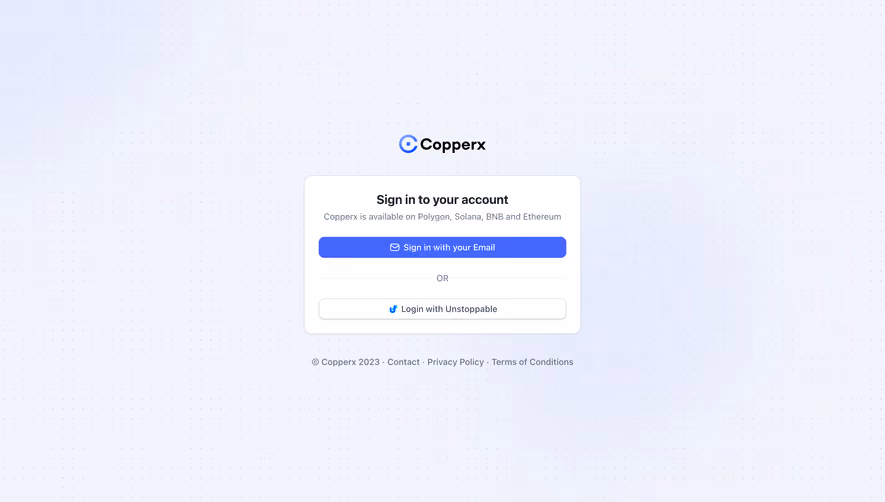 Copperx Signup
