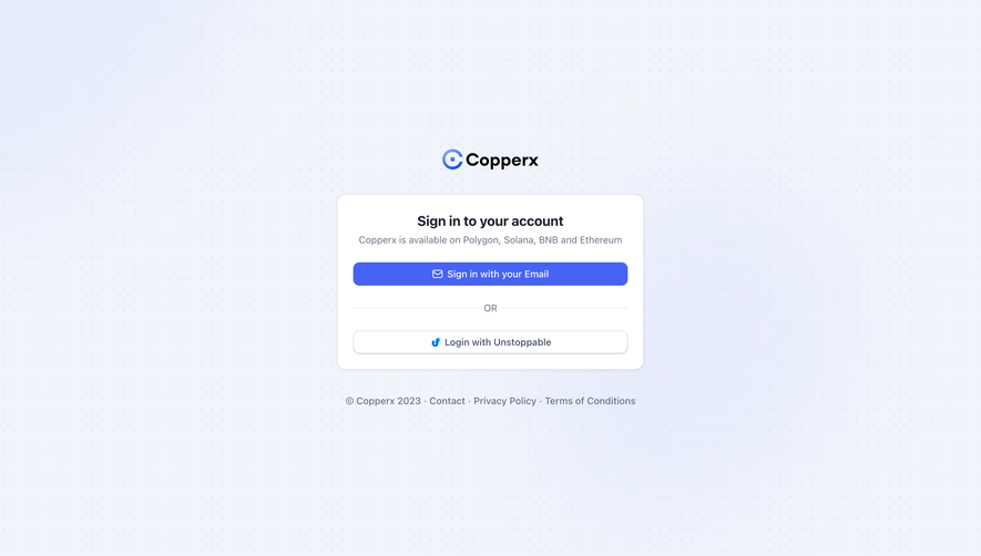 Copperx Signup