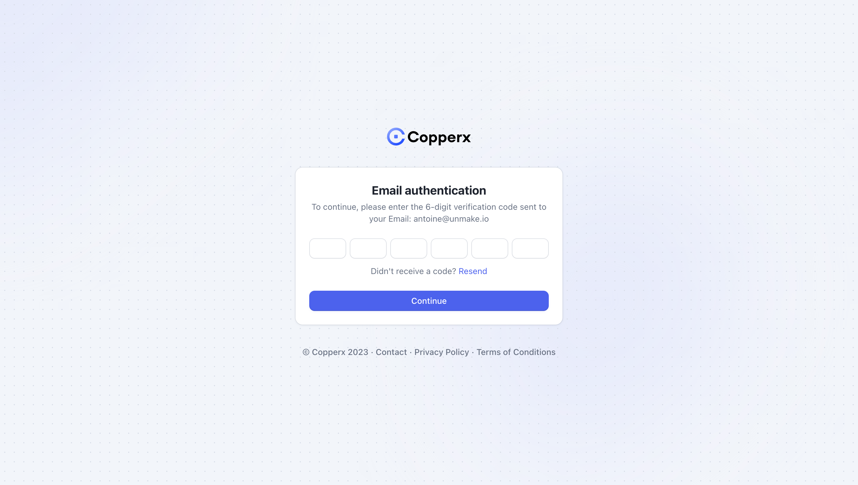 Copperx Verification