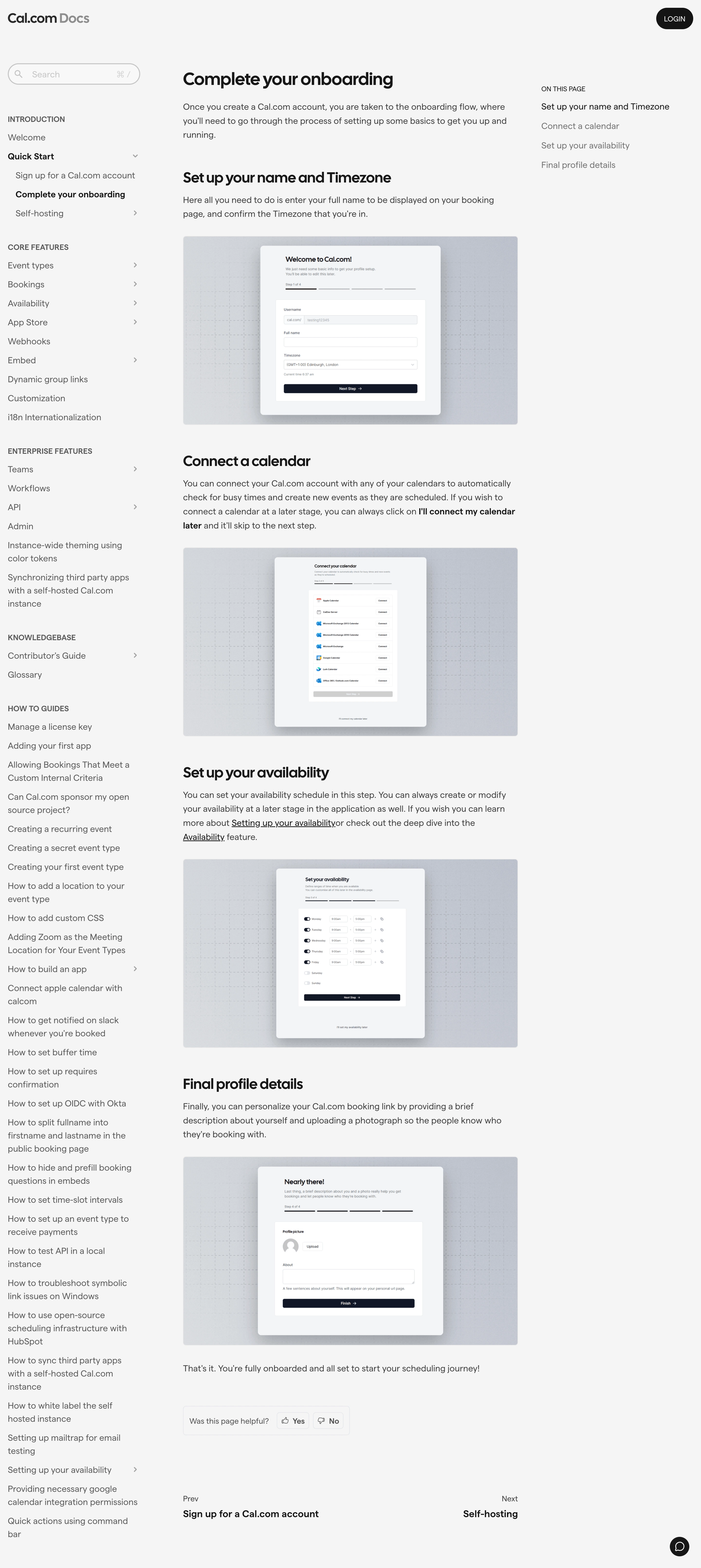Cal.com Documentation