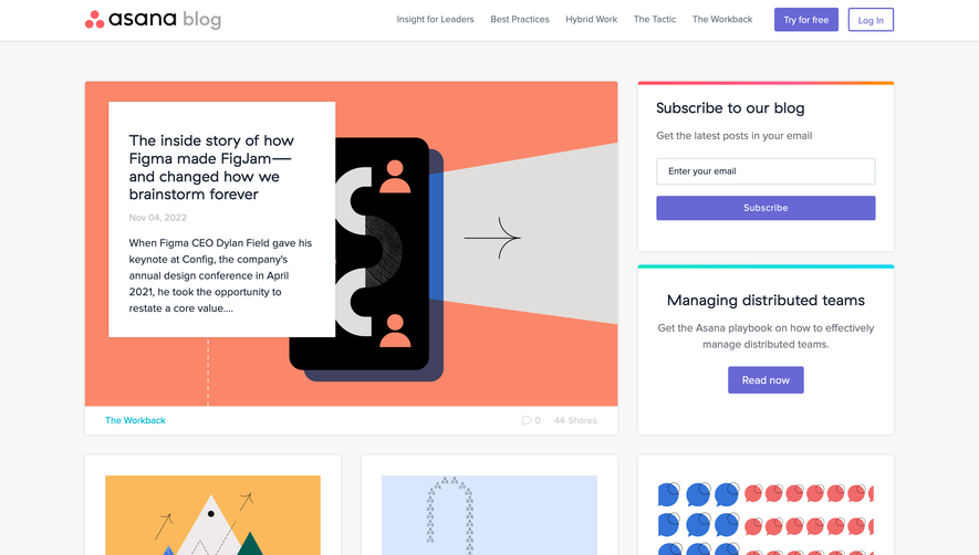 Asana Blog Feed