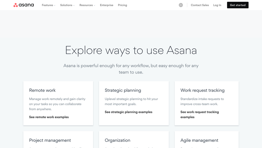 Asana Use Cases