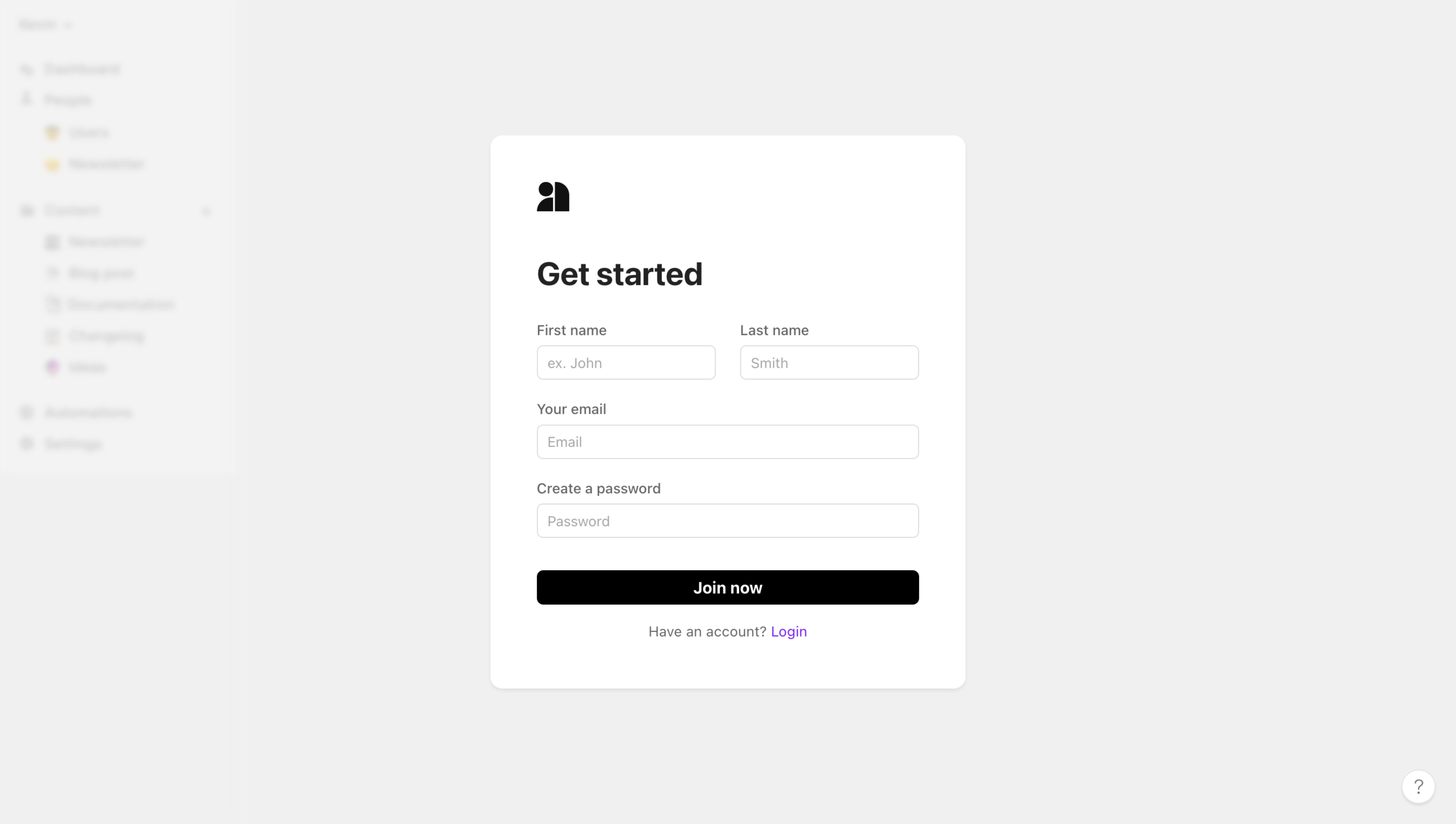 Audienceful Signup