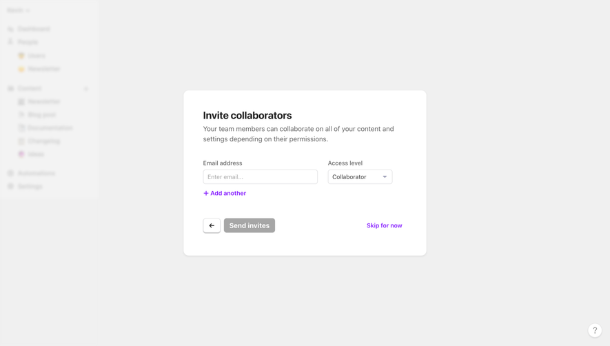 Audienceful Invite Team Members