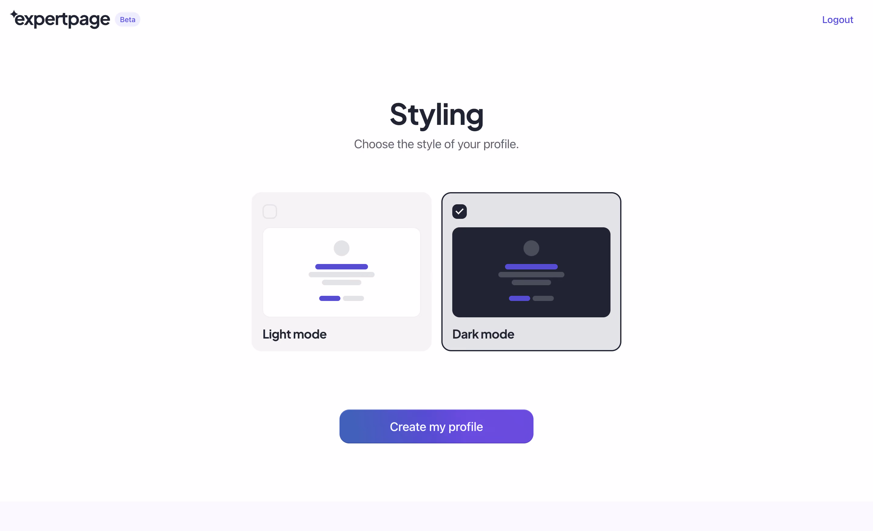 Expertpage Appearance Customization