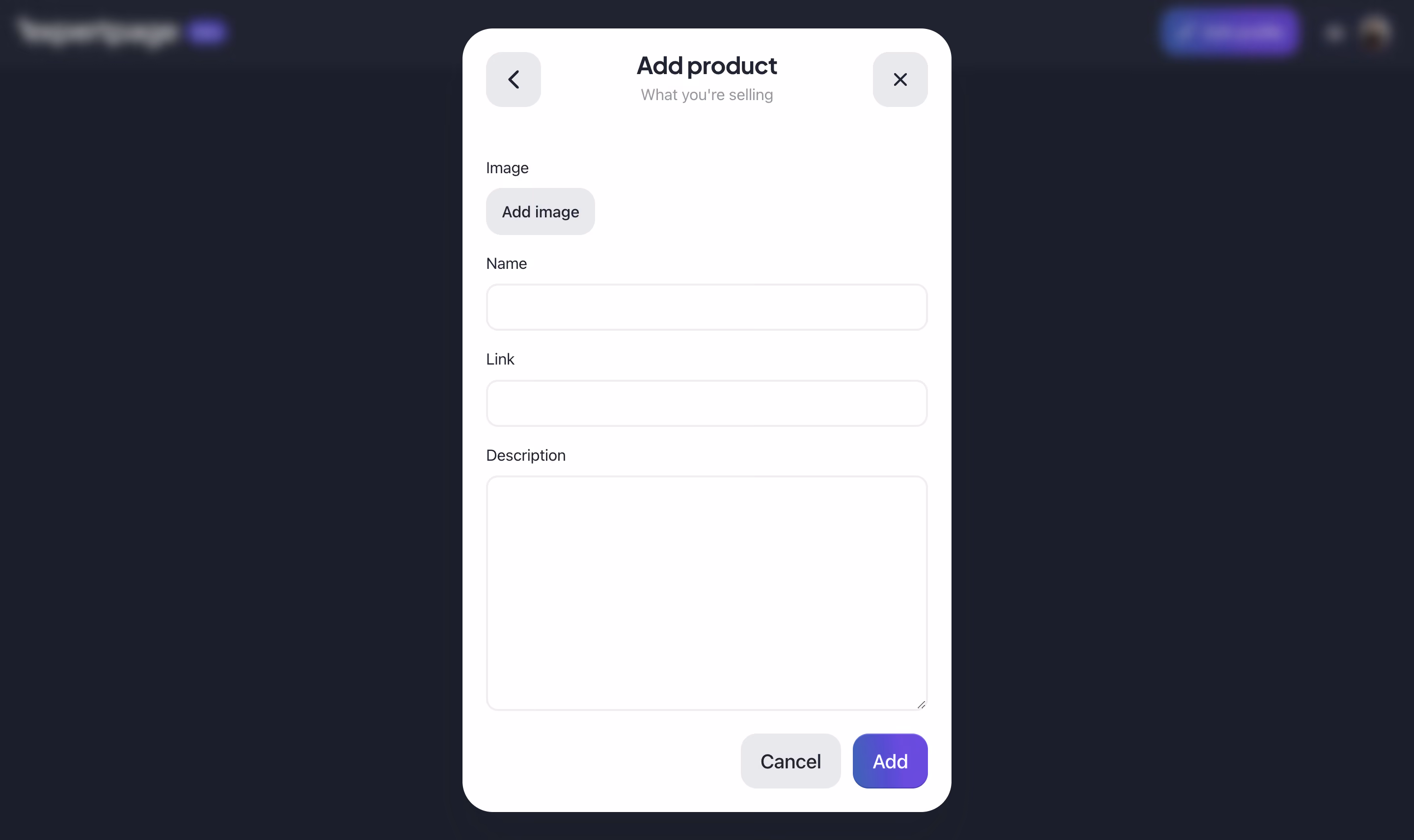 Expertpage Add Product