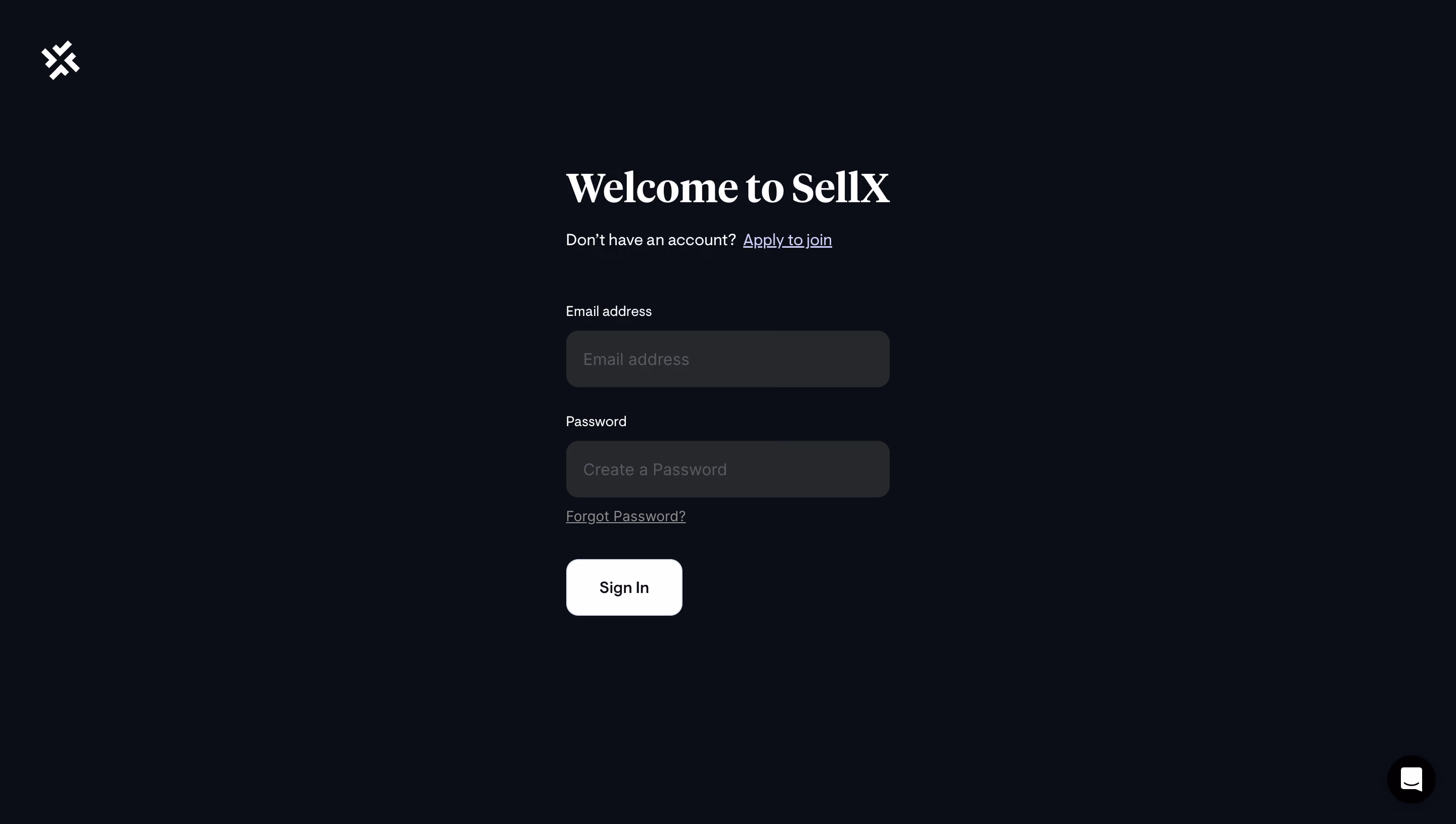 Sellx Login