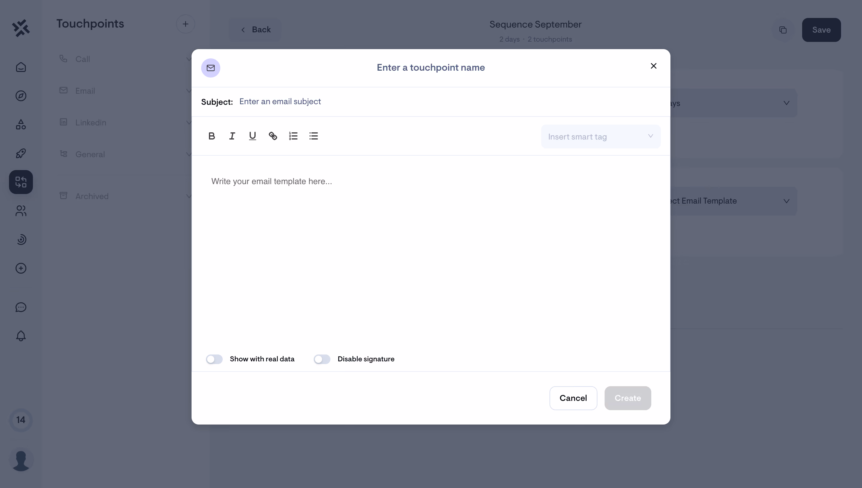 Sellx Create A Sequence
