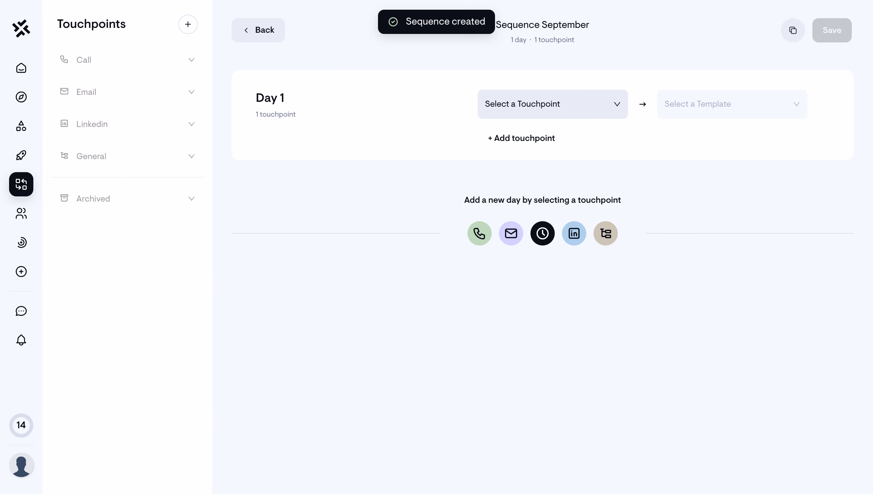 Sellx Create A Sequence