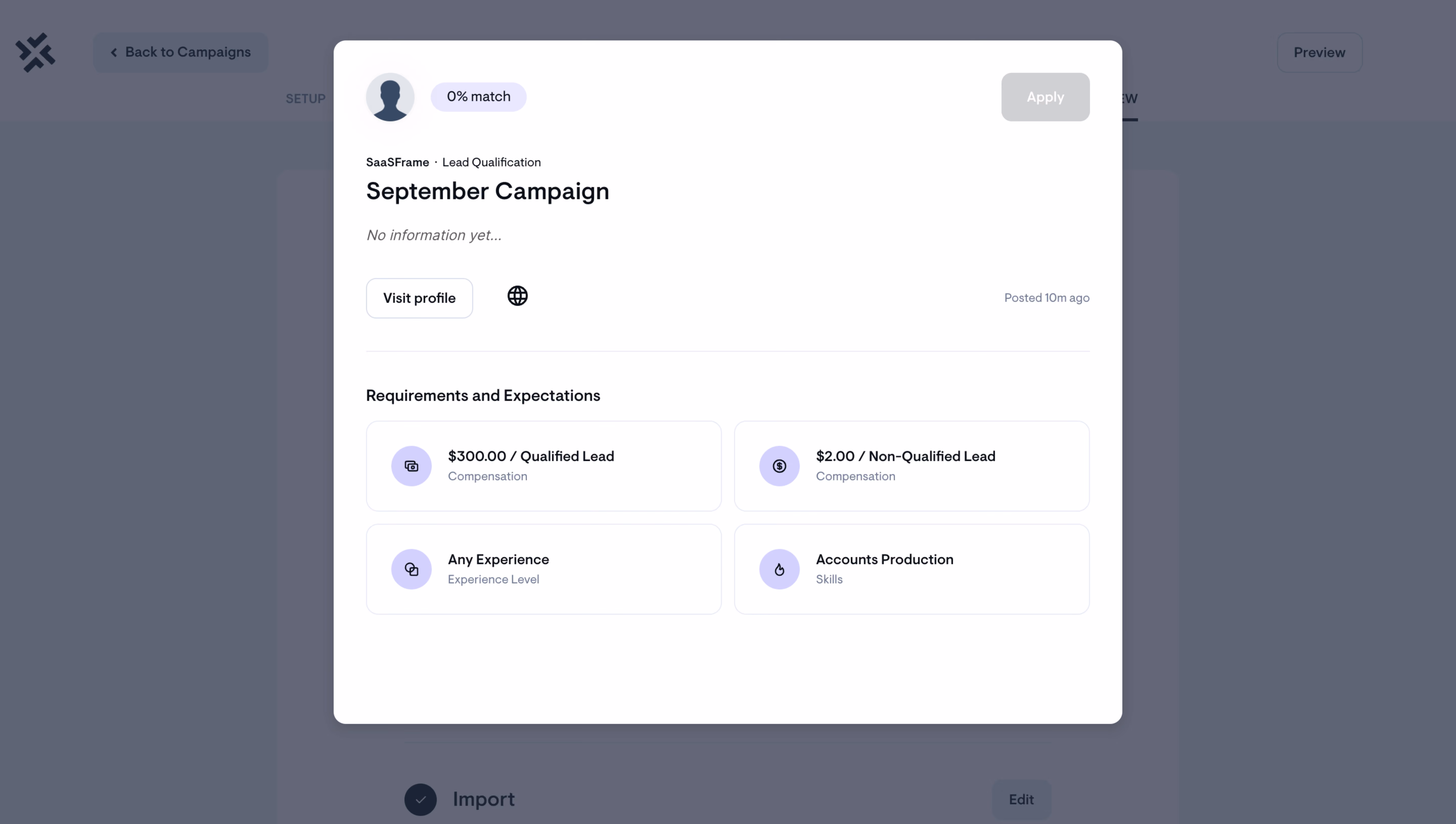 Sellx Campaign Preview