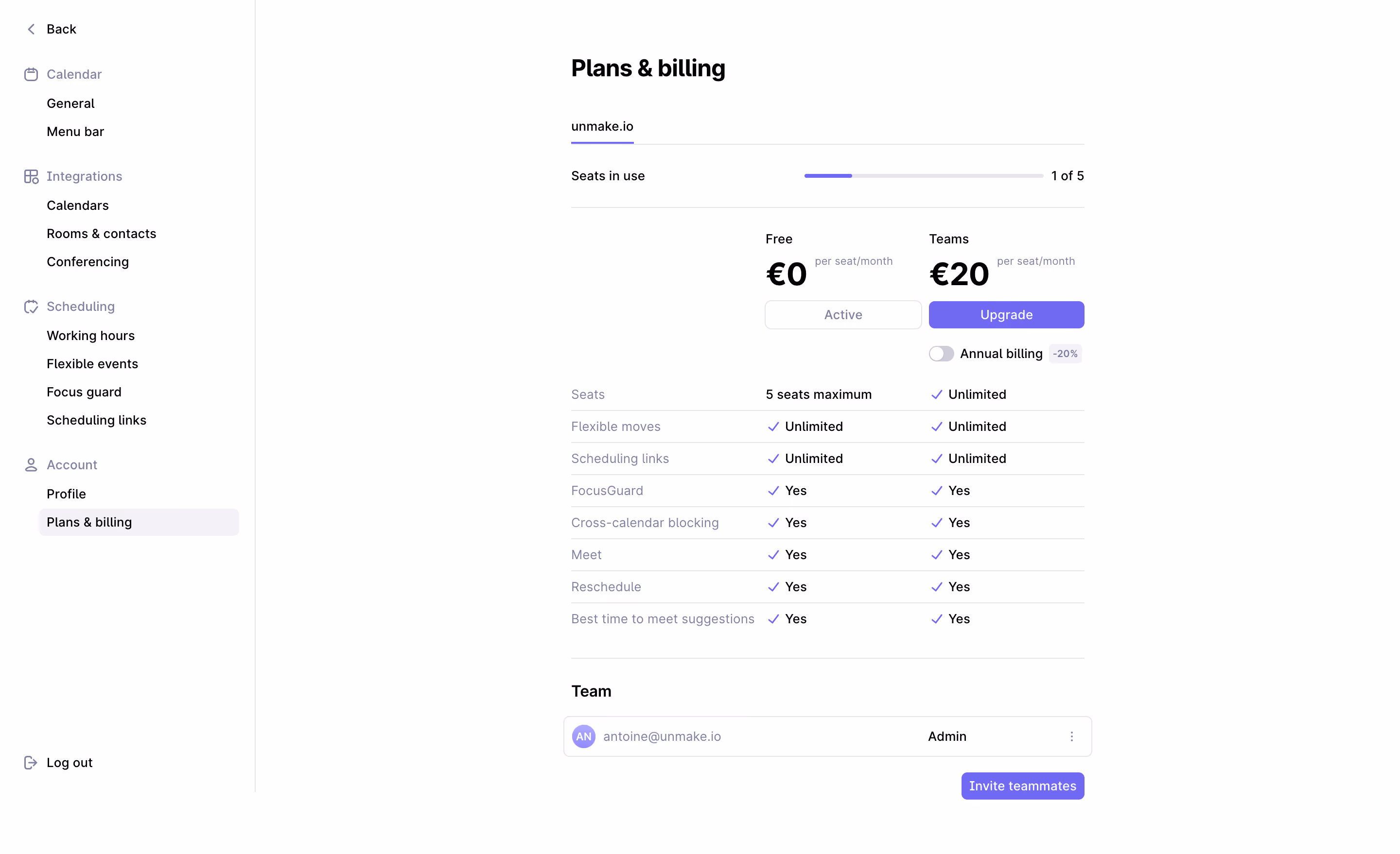 Rise Plans & Billing
