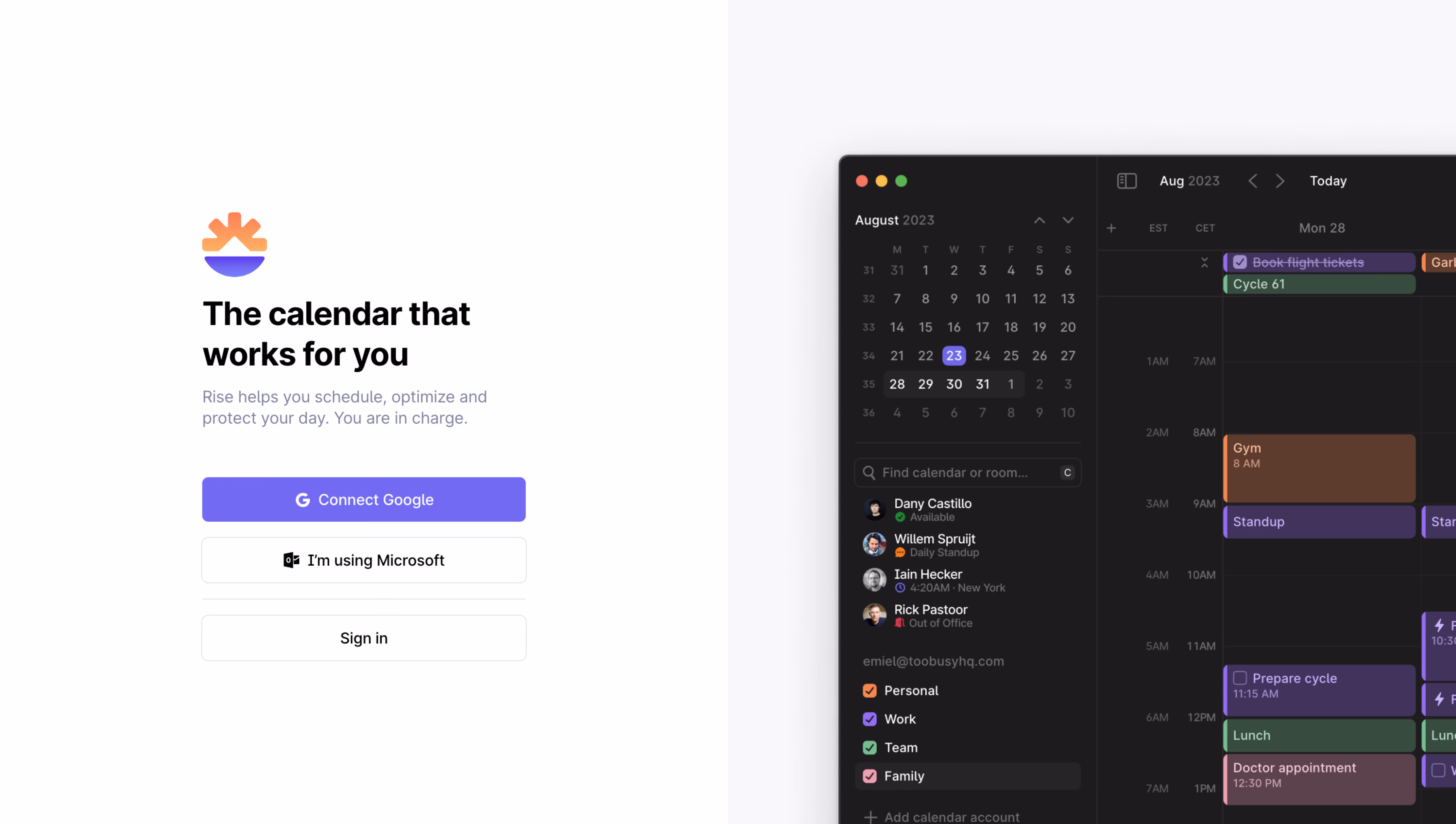 Rise Signup