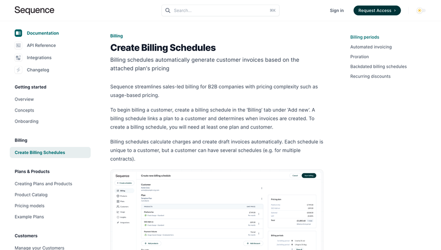 Sequence Documentation