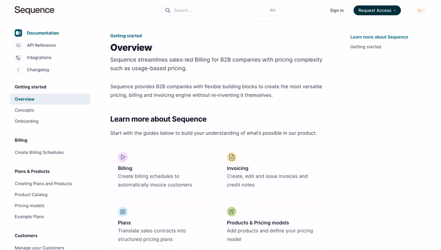 Sequence Documentation