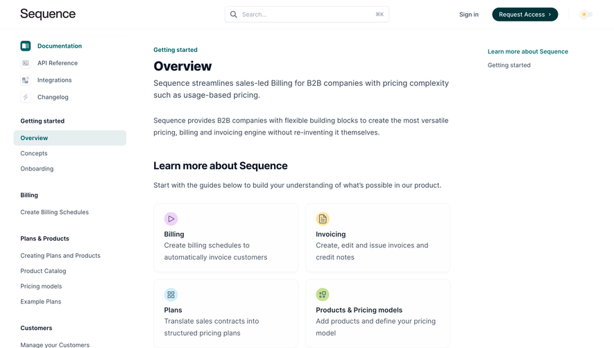 Sequence Documentation
