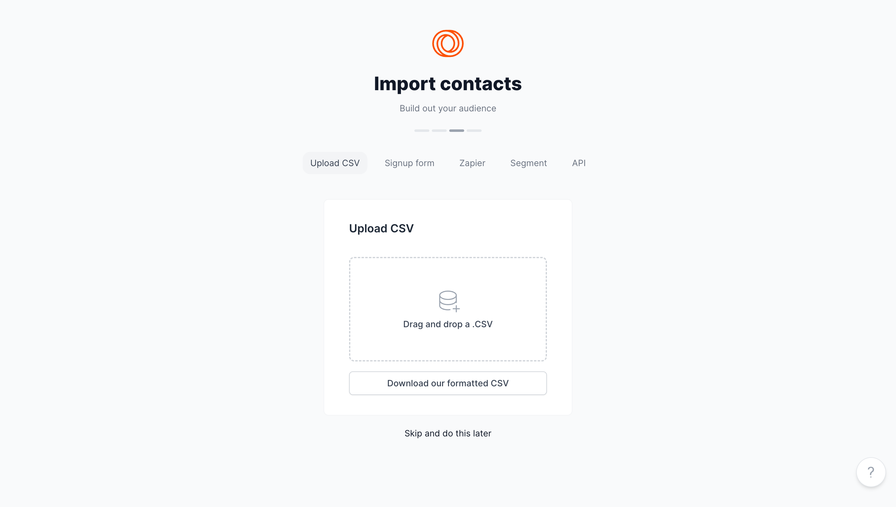 Loops Upload Contacts CSV