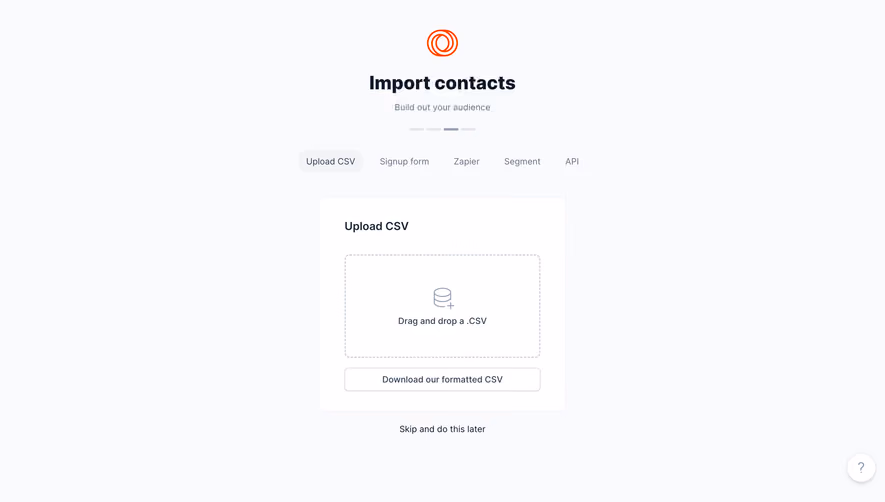 Loops Upload Contacts CSV