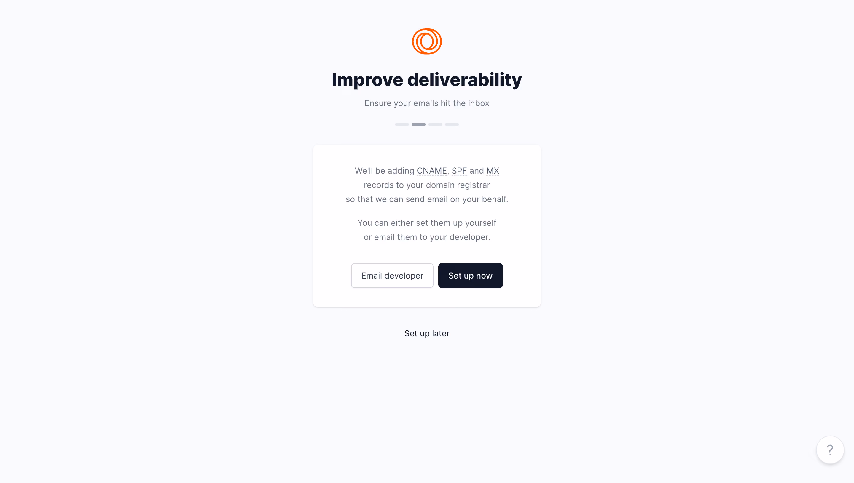 Loops Improve Deliverability Setup