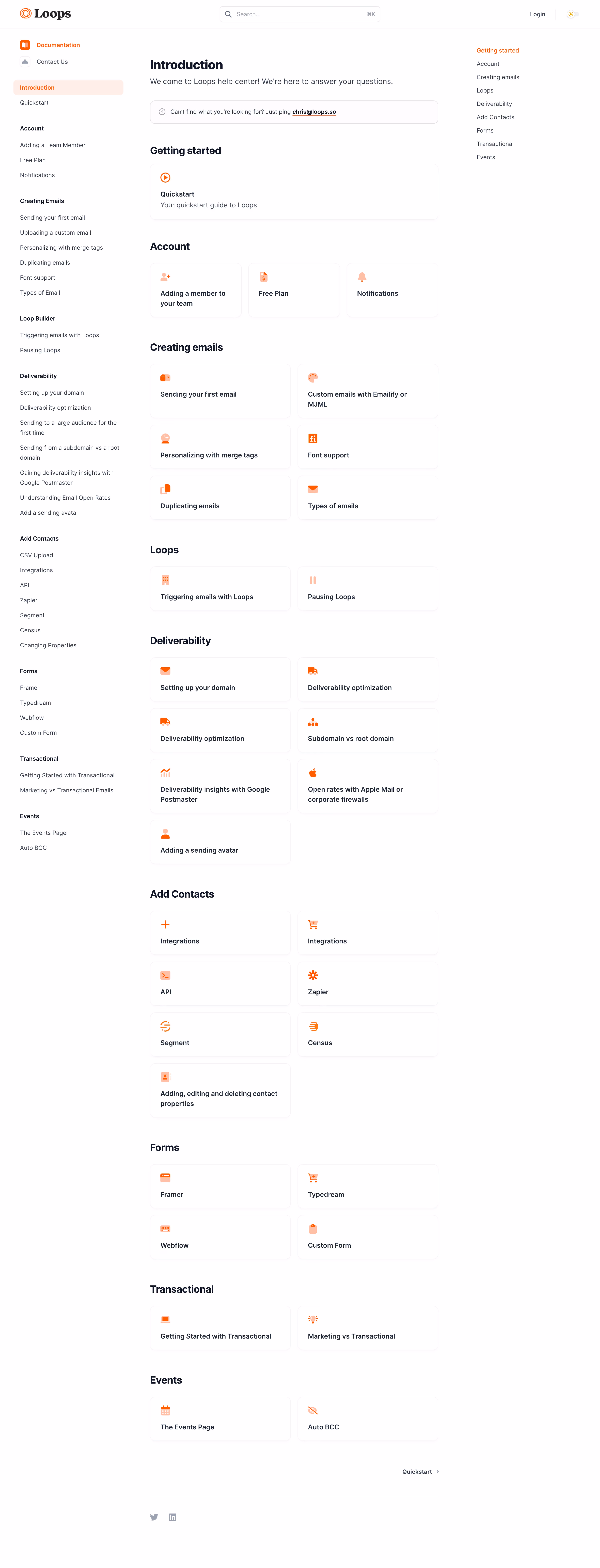 Loops Documentation