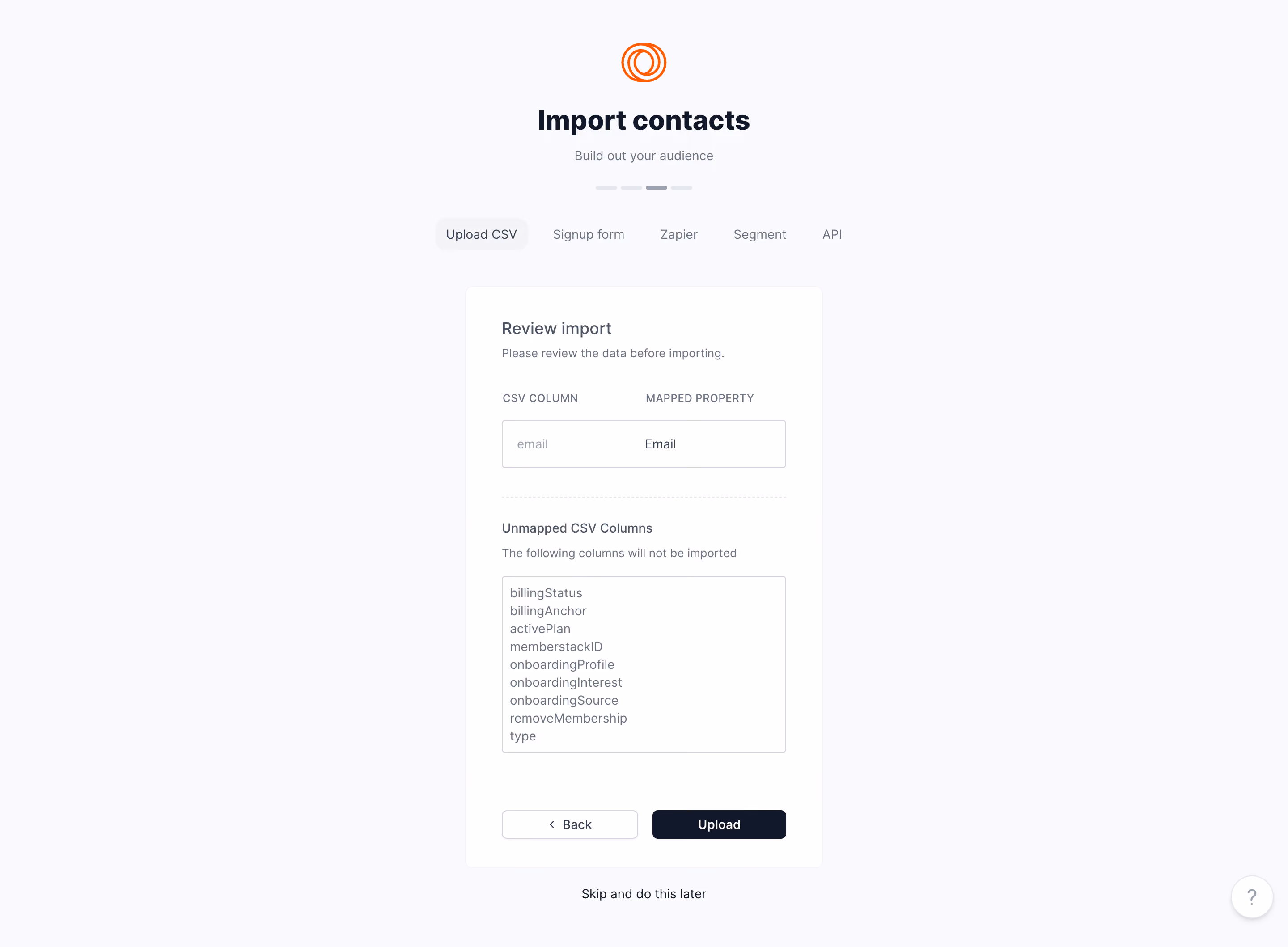 Loops Import Data